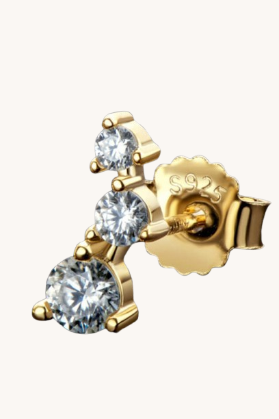 Moissanite Everyday Stud Earrings