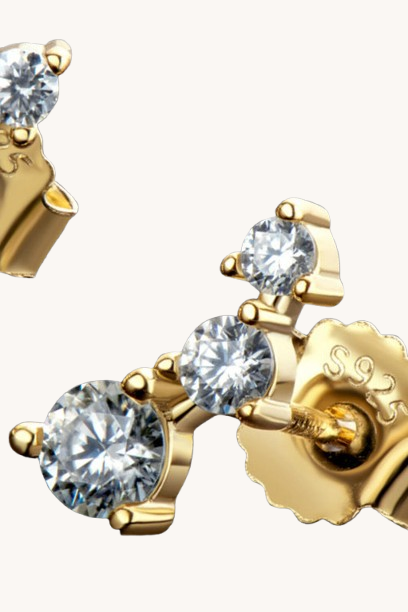 Moissanite Everyday Stud Earrings