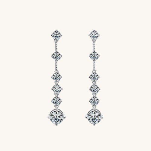 Moissanite Statement Earrings