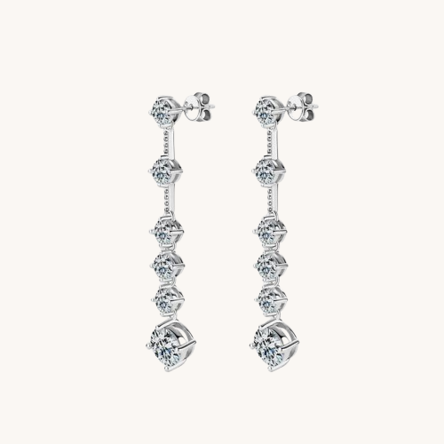 Moissanite Statement Earrings