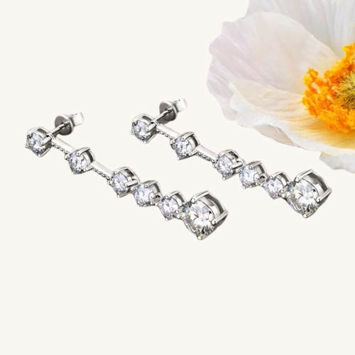 Moissanite Statement Earrings