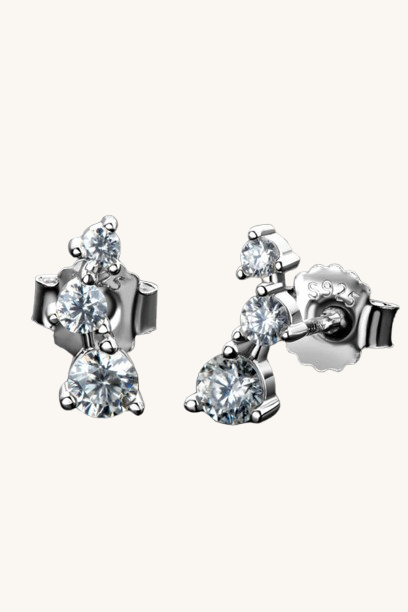 Moissanite Everyday Stud Earrings